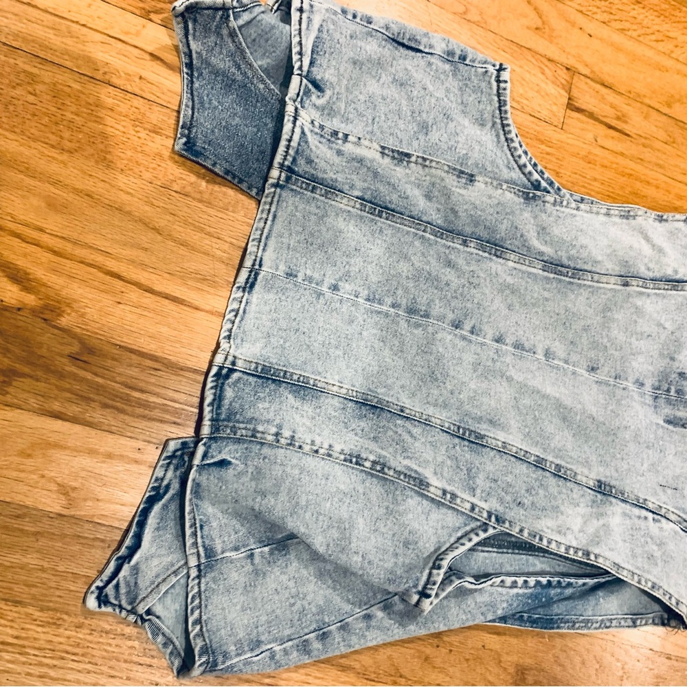 VIGOSS Light Blue Denim Vest - Picture 7 of 7